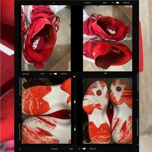 Nike Jordan Zion 1 TB Promo Men's Basketball Shoes Size 8.5 Red White Sneakers